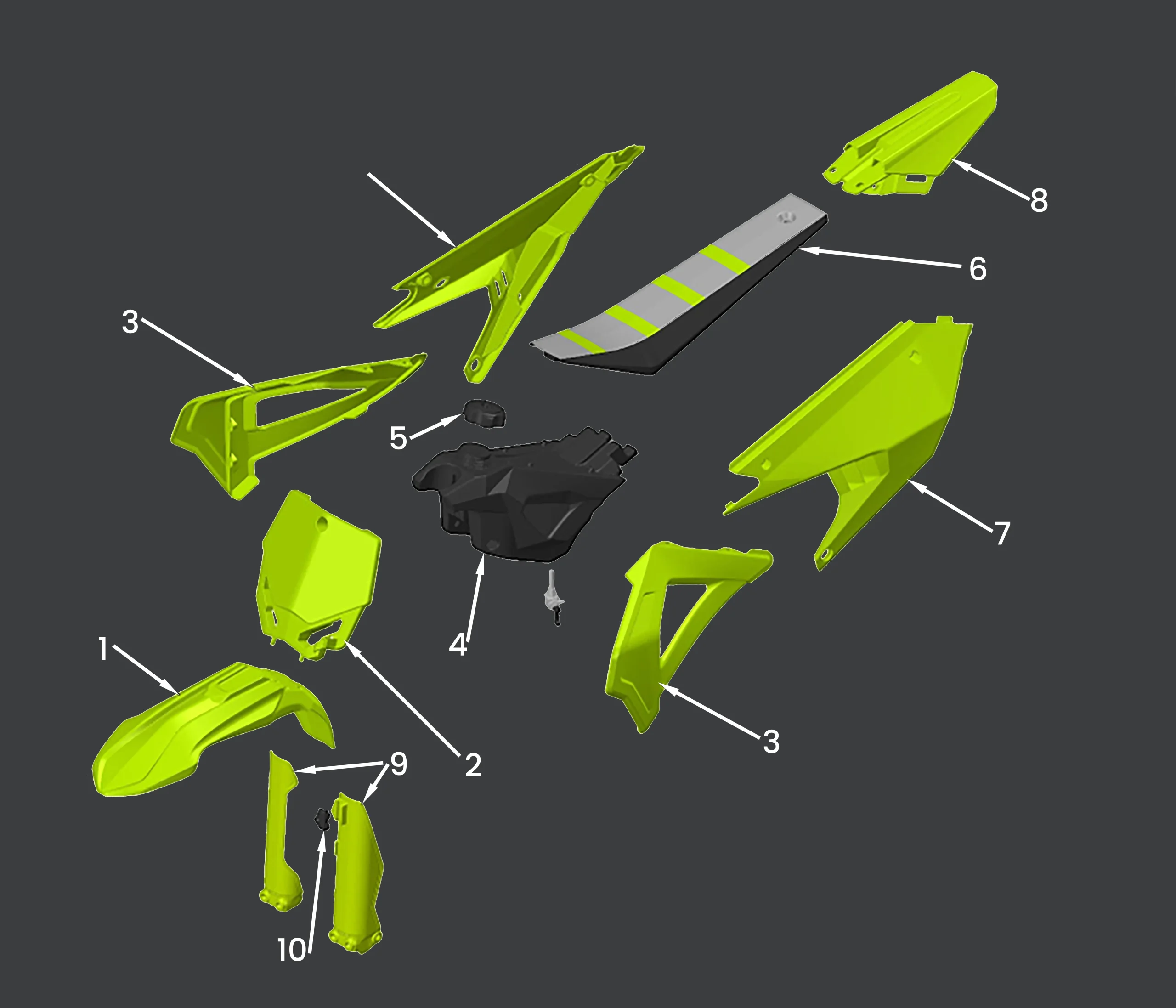 Bodywork-Seat-Tank