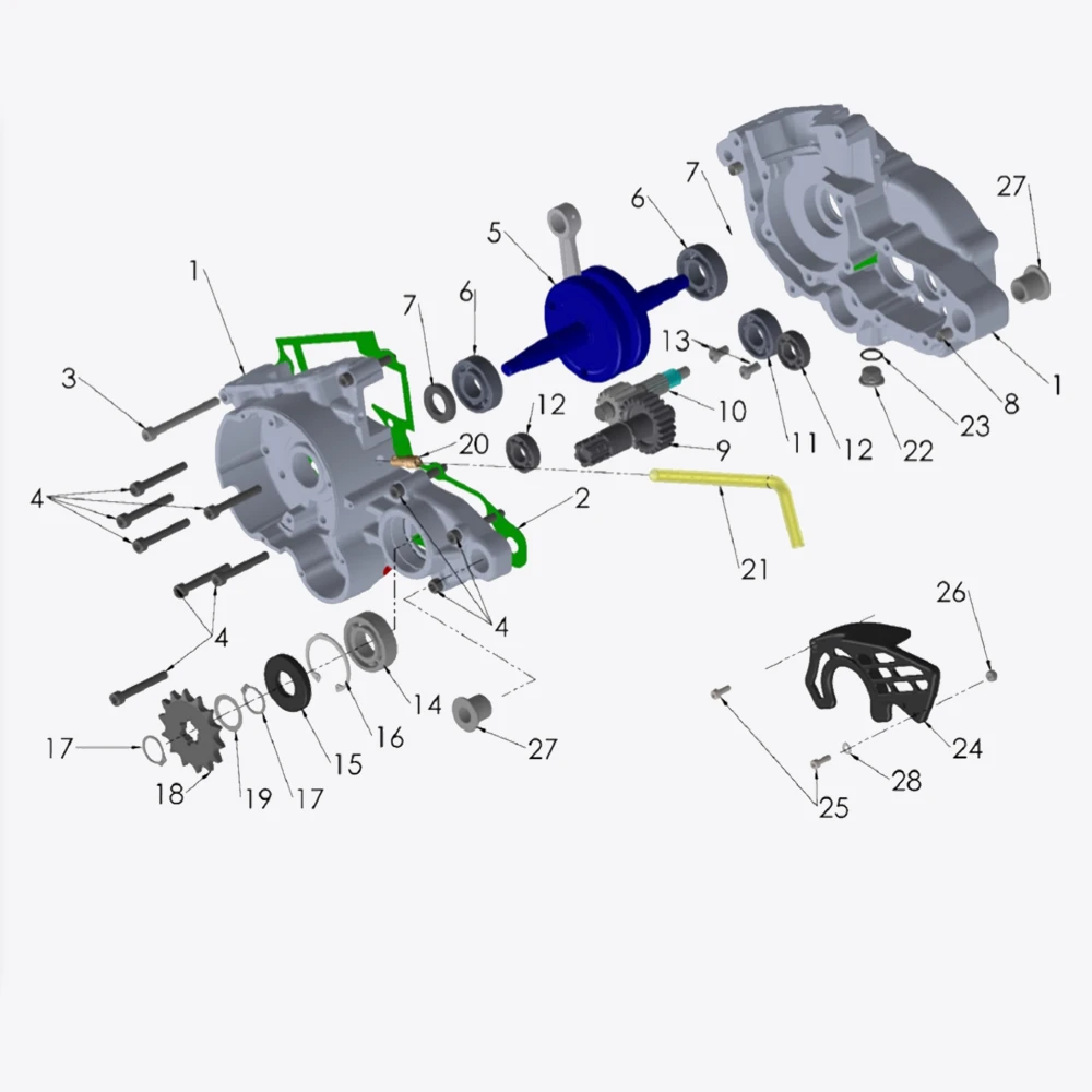Engine - Crankshaft and Transmission