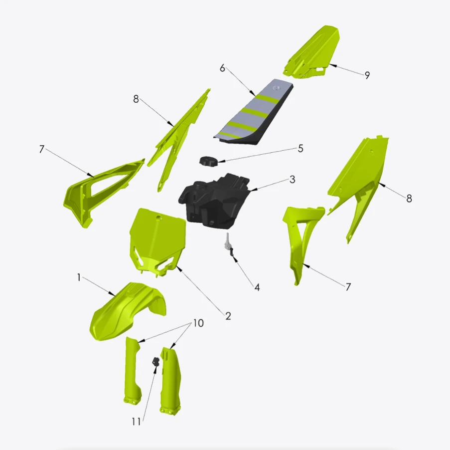Bodywork-Seat-Tank