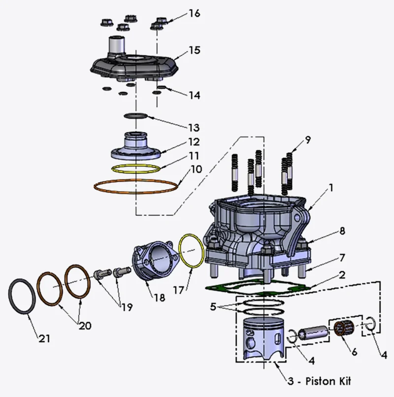 2025 CX65 Engine - Top End