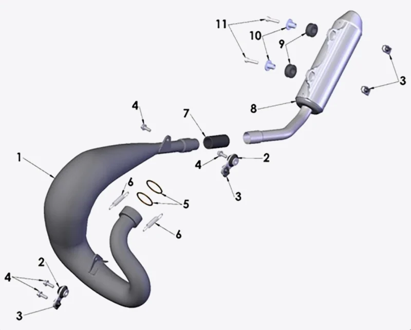 2025 CX65 Exhaust System