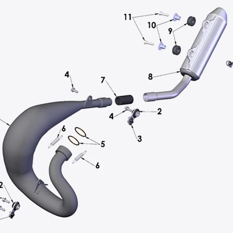 2025 CX65 Exhaust System