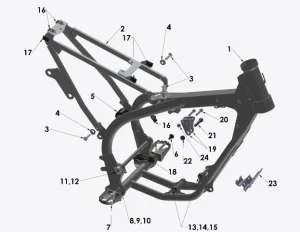 2025 CX65 Frame
