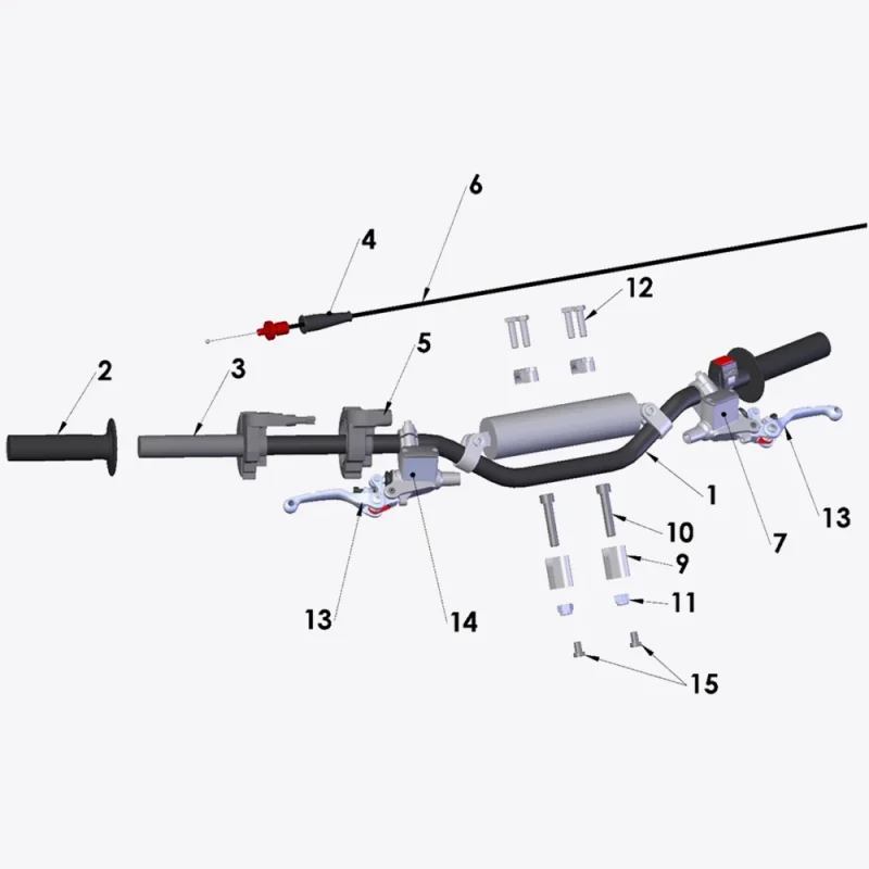2025 CX65 Handlebars and Control