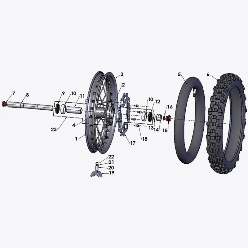 2025 CX65 Wheel - Front