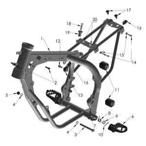 Cobra CX50JR - Frame – Mounting Hardware I