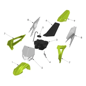 Cobra CX50JR - Plastic & Seat